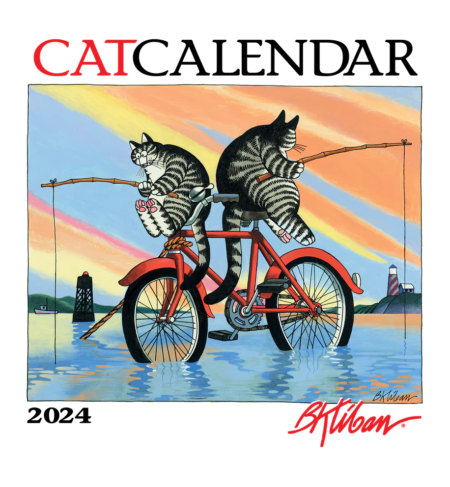 B. Kliban CatCalendar 2024 Wall Calendar Minerva