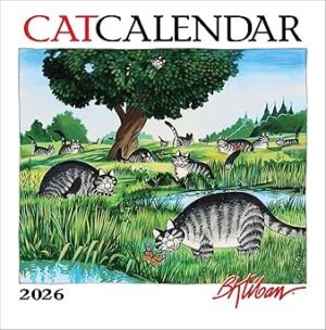 B Kliban Cat 2026 Wall Calendar