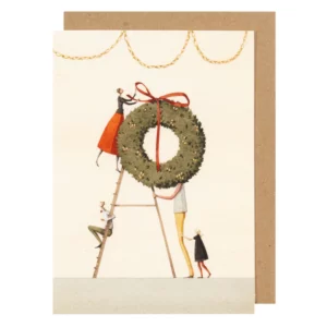 Christmas Wreath Greeting Card