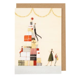 Present Pile Greeting Card